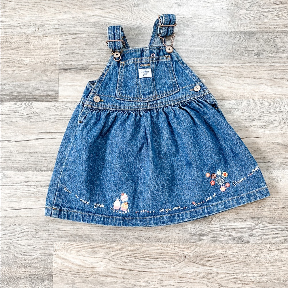 OSHKOSH B’GOSH embroidered skirtalls | 18 Months